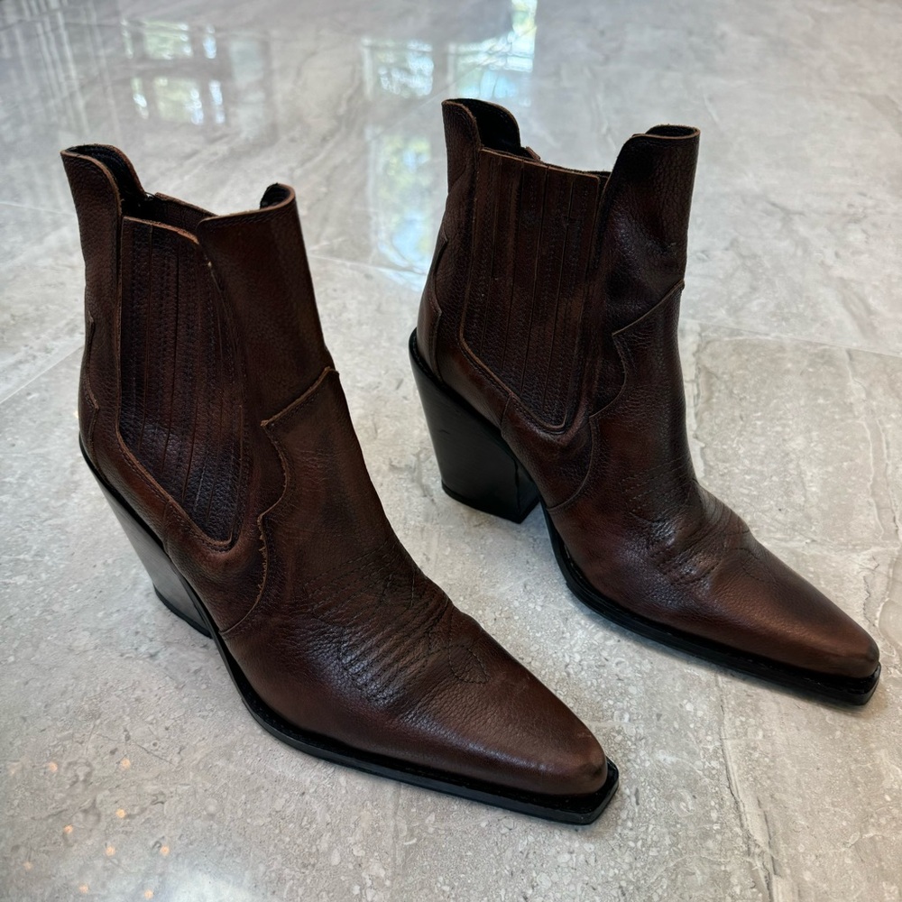 L'INTERVALLE Brown Ankle Boots